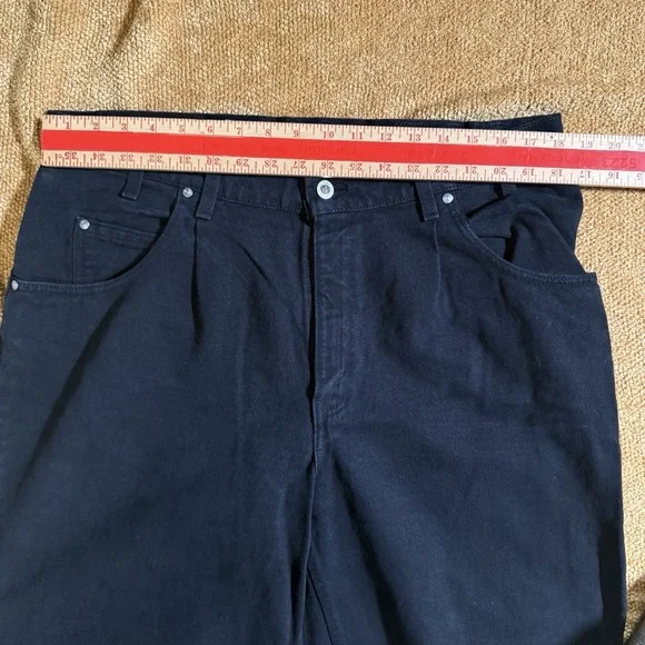 Vintage Levi's SilverTab Baggy Jeans Men's 36x33 Black Fit Denim 90s Y2K